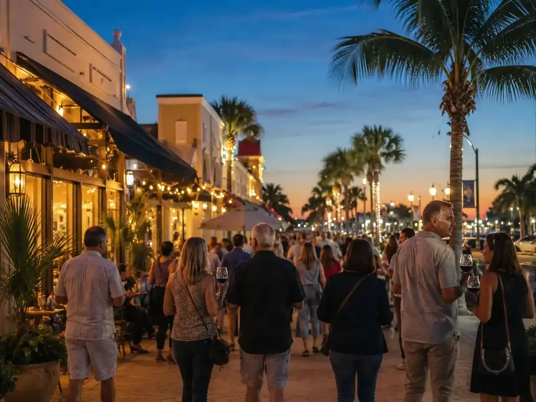 Flagler Avenue food festival in New Smyrna Beach