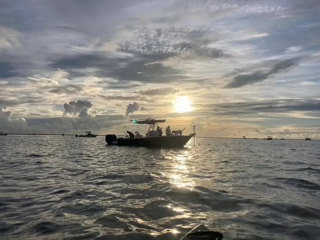 Fishing scene in New Smyrna Beach
